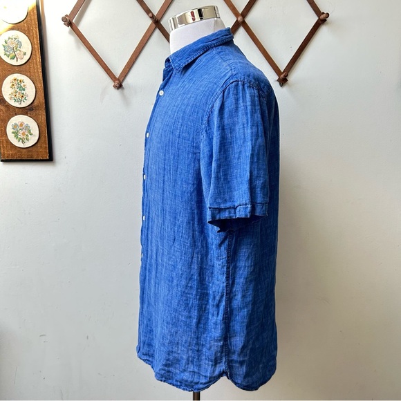 Banana Republic Linen Camden Fit Button Up Shirt - Picture 6 of 10